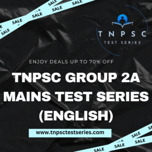 TNPSC Group 2A Mains Test Series (English)